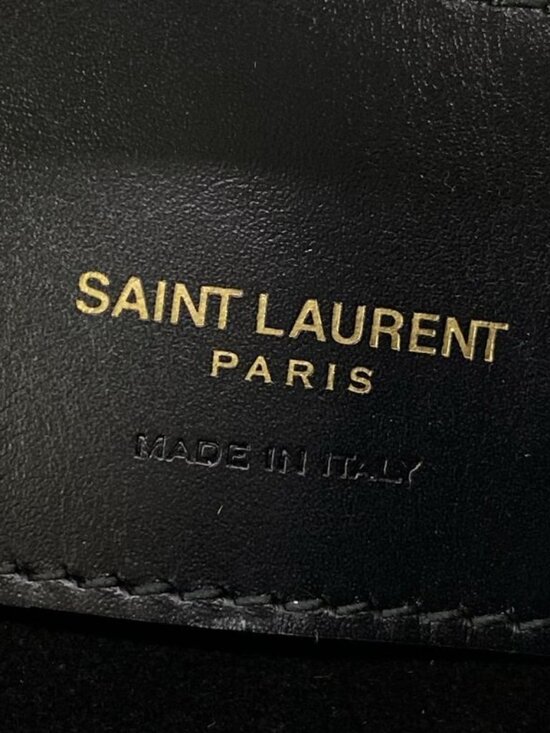 Saint Laurent Paris Handbag le 37 Mini Black Leather - Picture 12 of 16